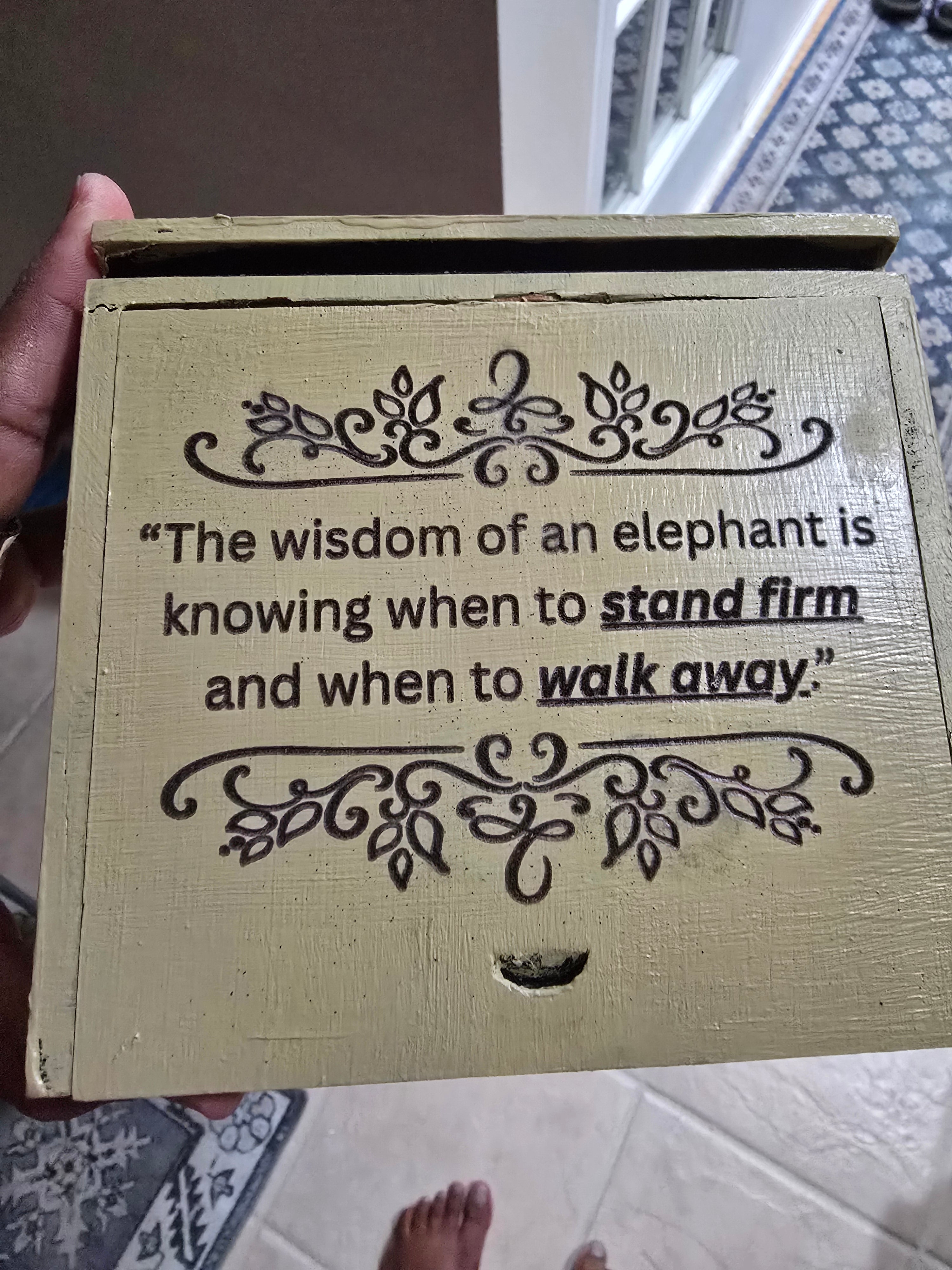 Custom Created Cigar Box