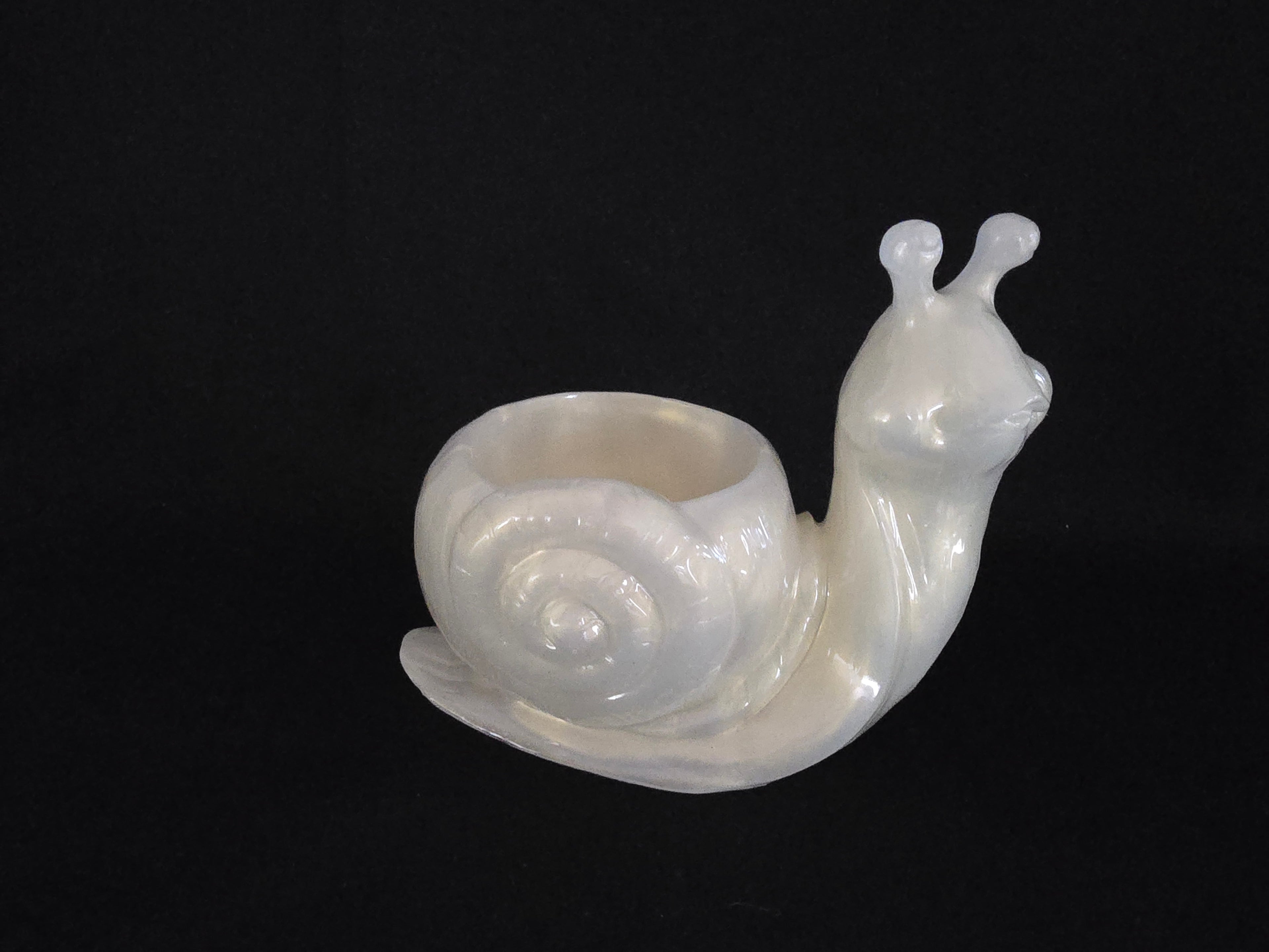 Pearlesque Snail Planter Resin