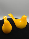Resin Birds (set of 2) Yellow