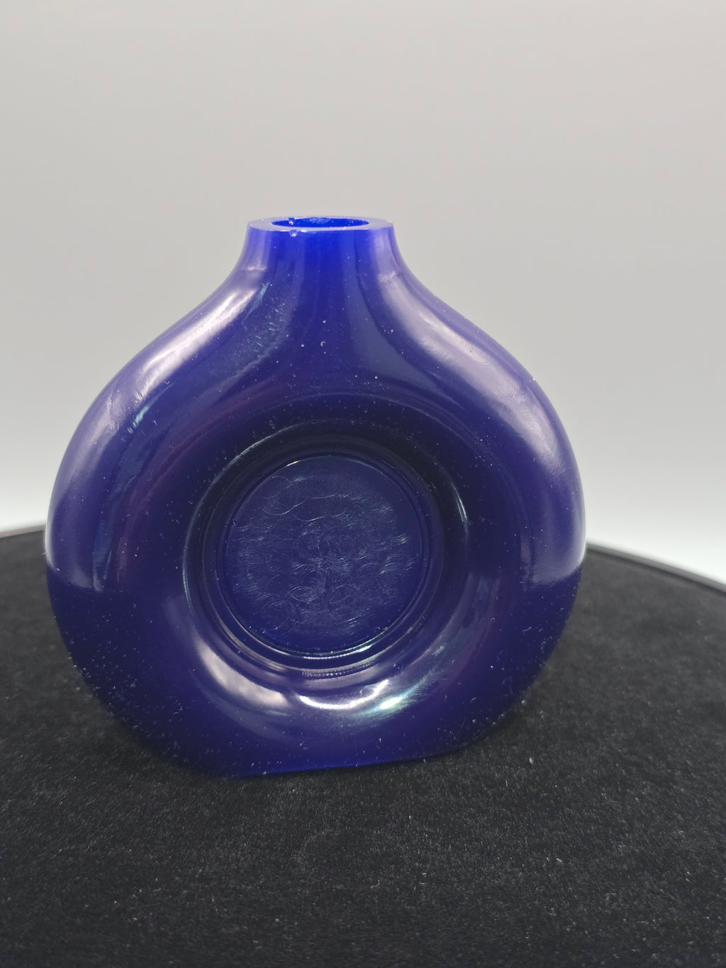 Small Blue Resin Vase