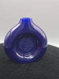 Small Blue Resin Vase