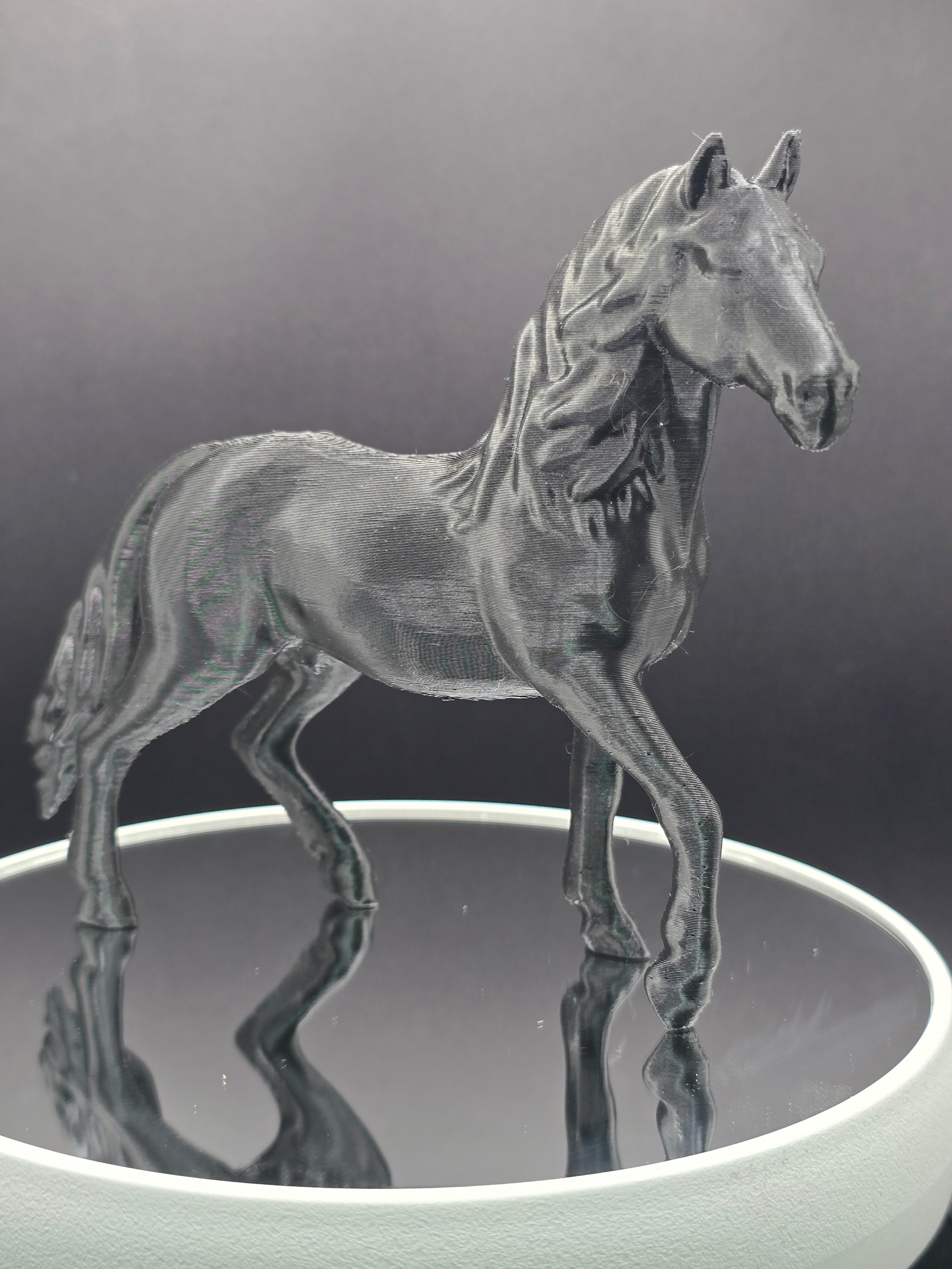 Black Horse Figurine