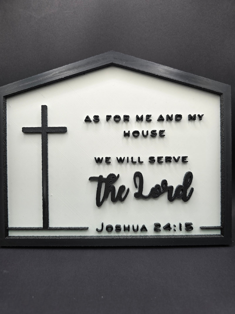 3D Wall Art Joshua 24:15