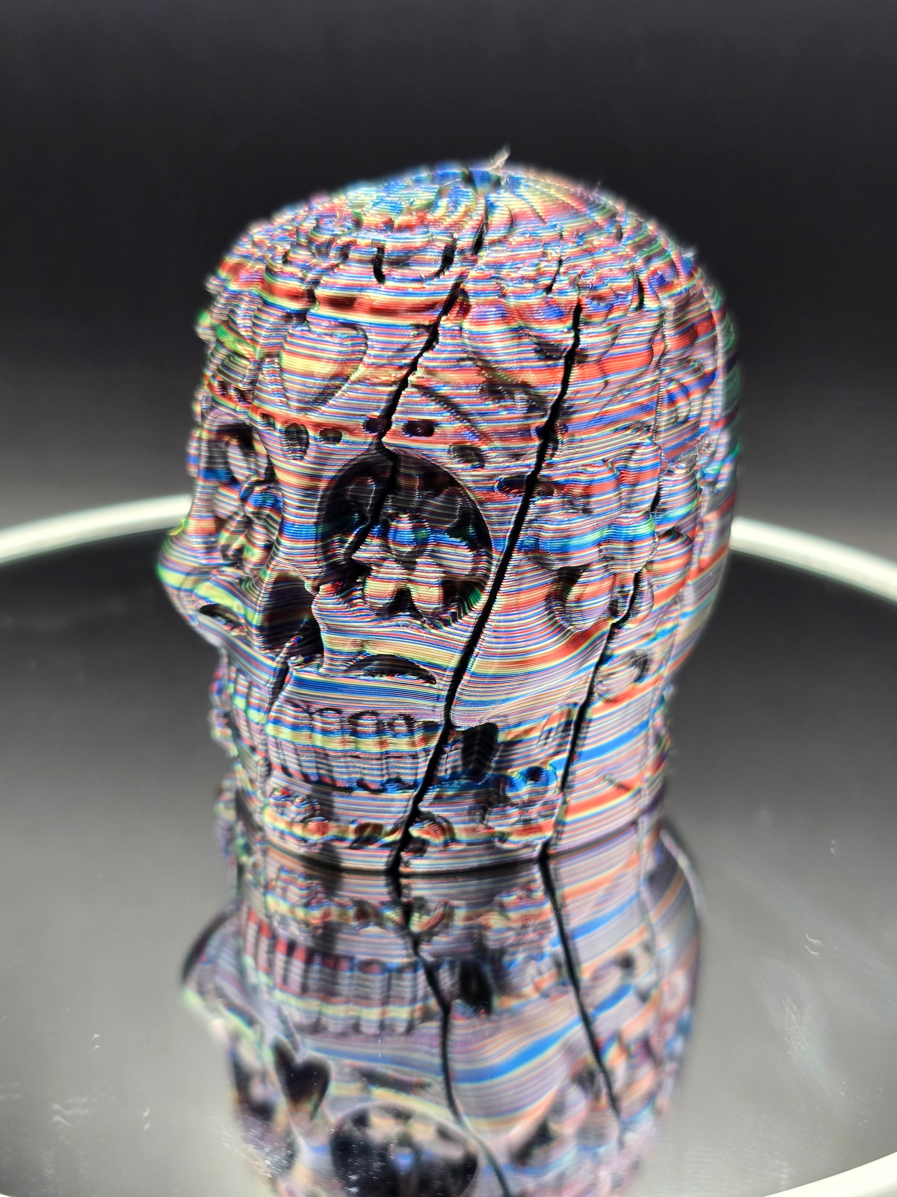 Twisting Skull Multicolored