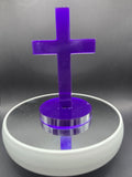 Blue Resin Cross