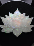 Resin Kaleidoscope Lotus in Pearl White