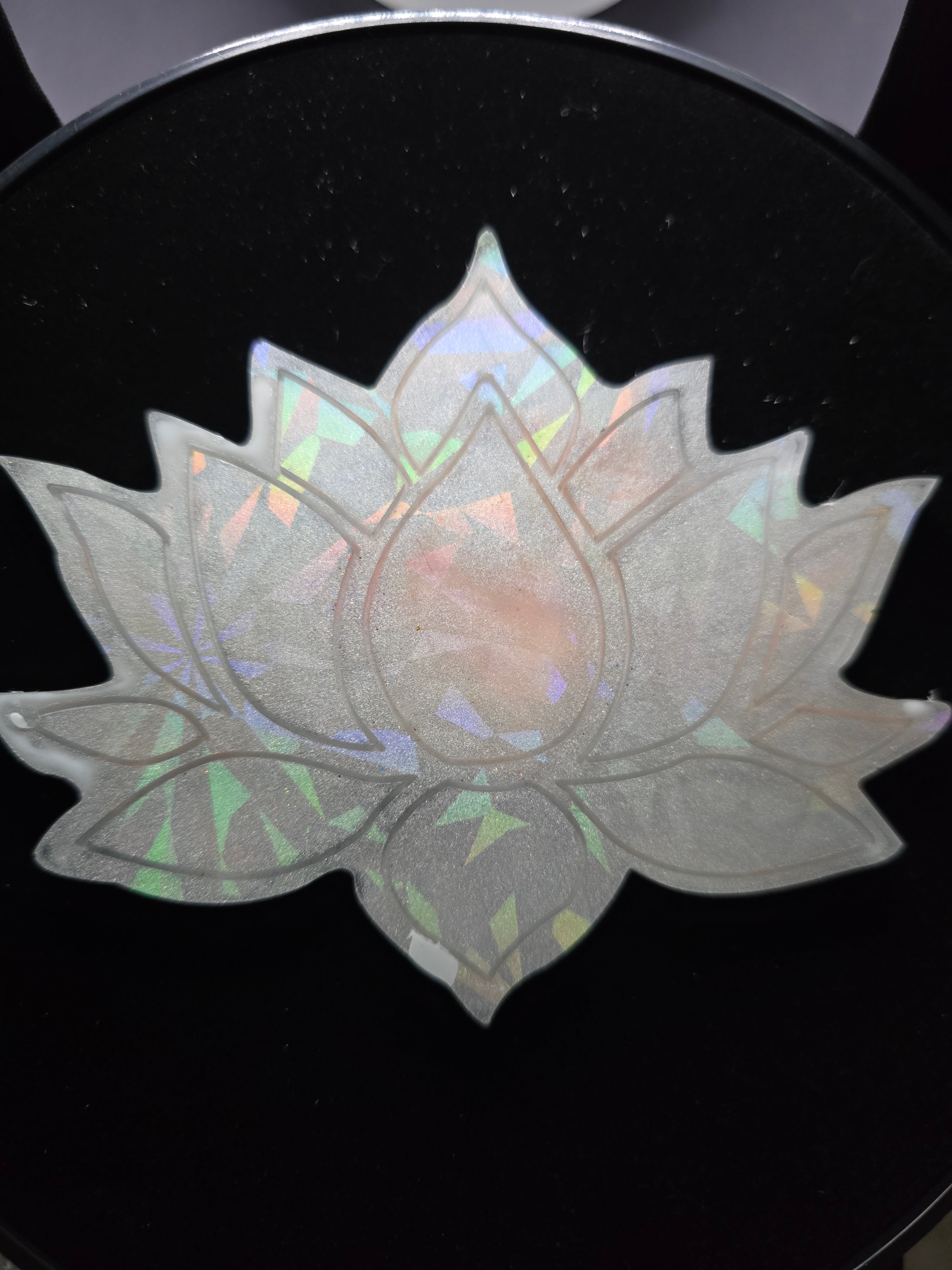 Resin Kaleidoscope Lotus in Opalescent