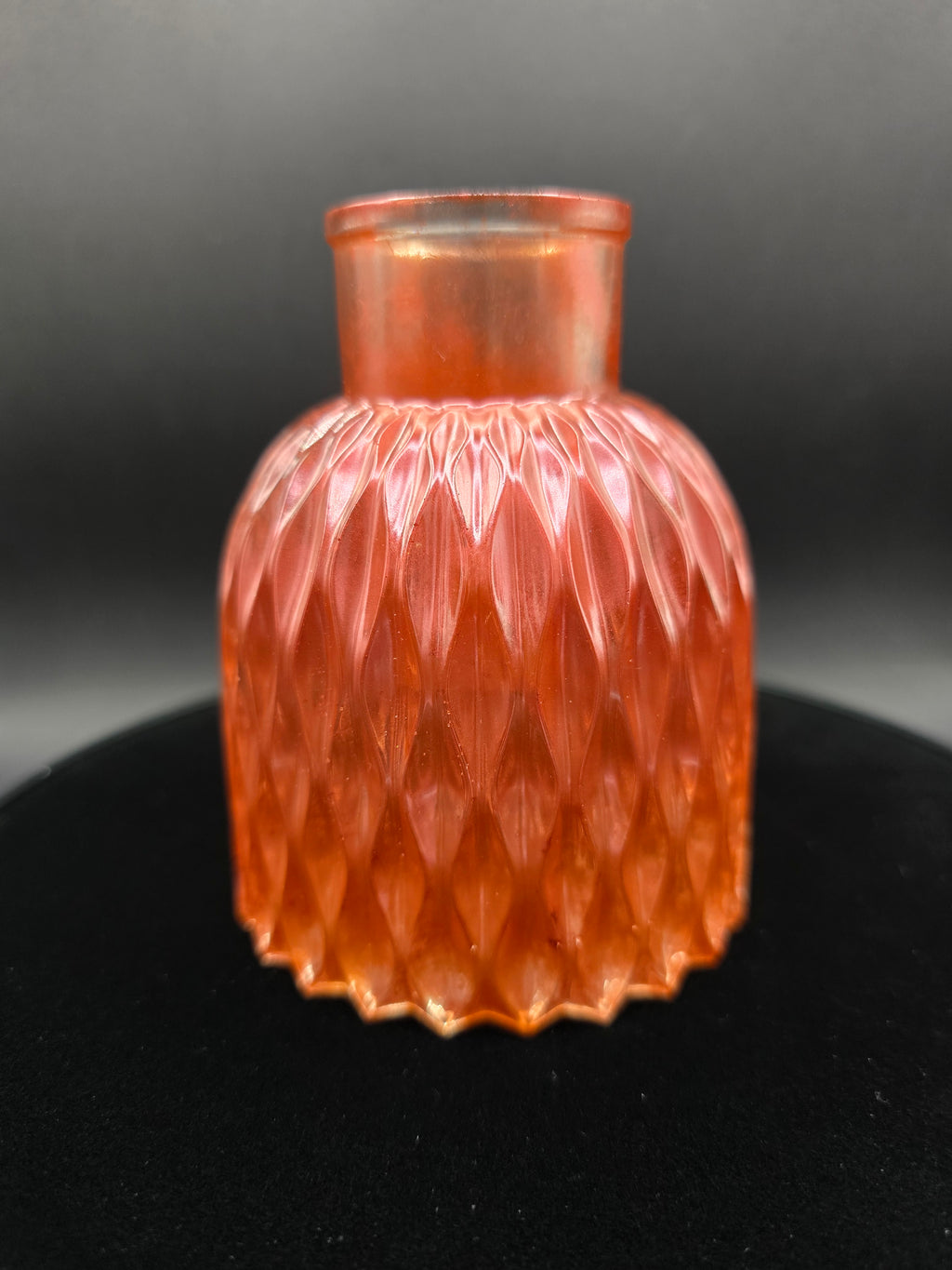 Resin Vase in Burnt Orange