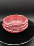 Resin Bathroom Bowl for Trinkets in Coral