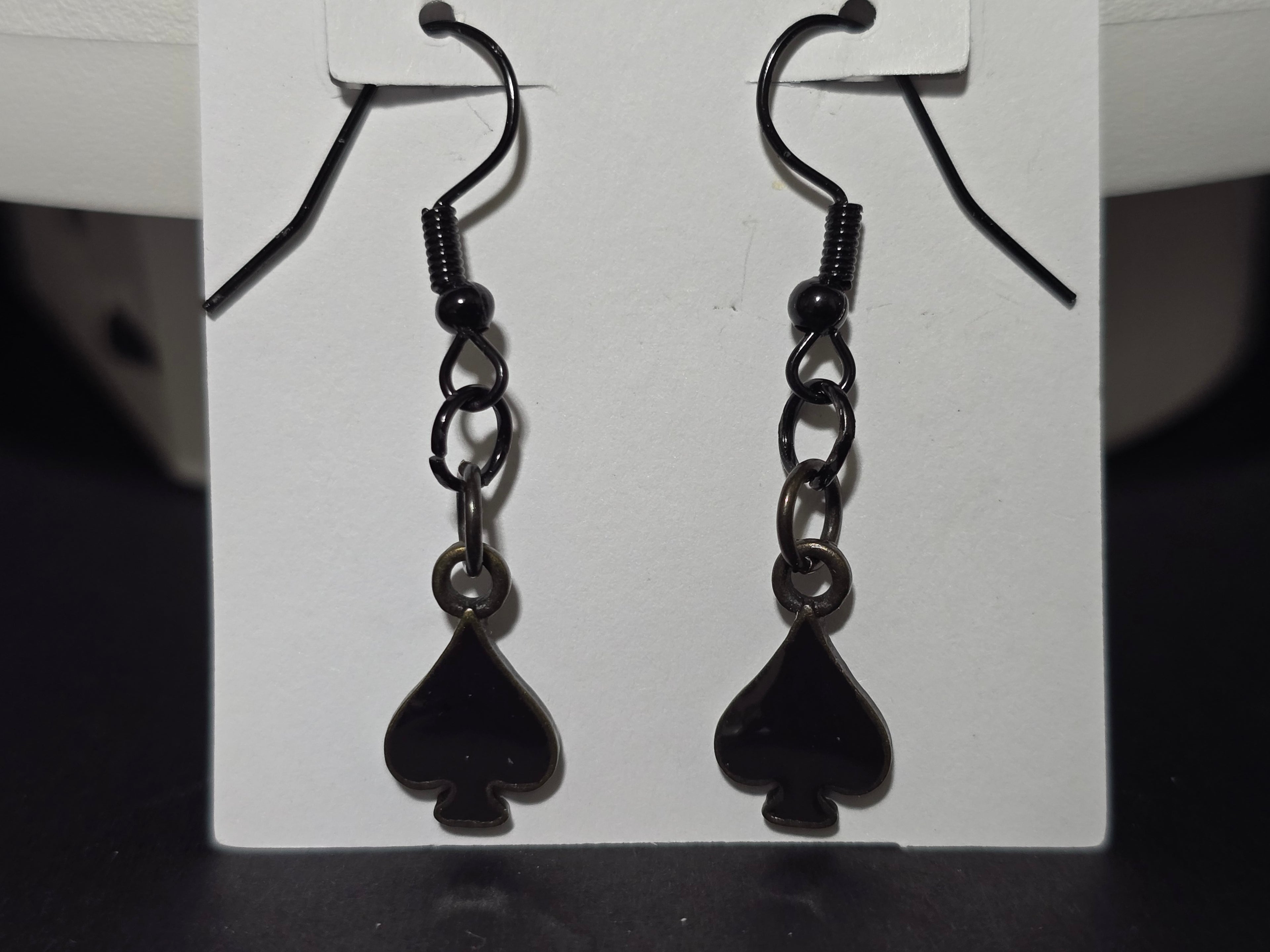 Earrings Spades Minimalist