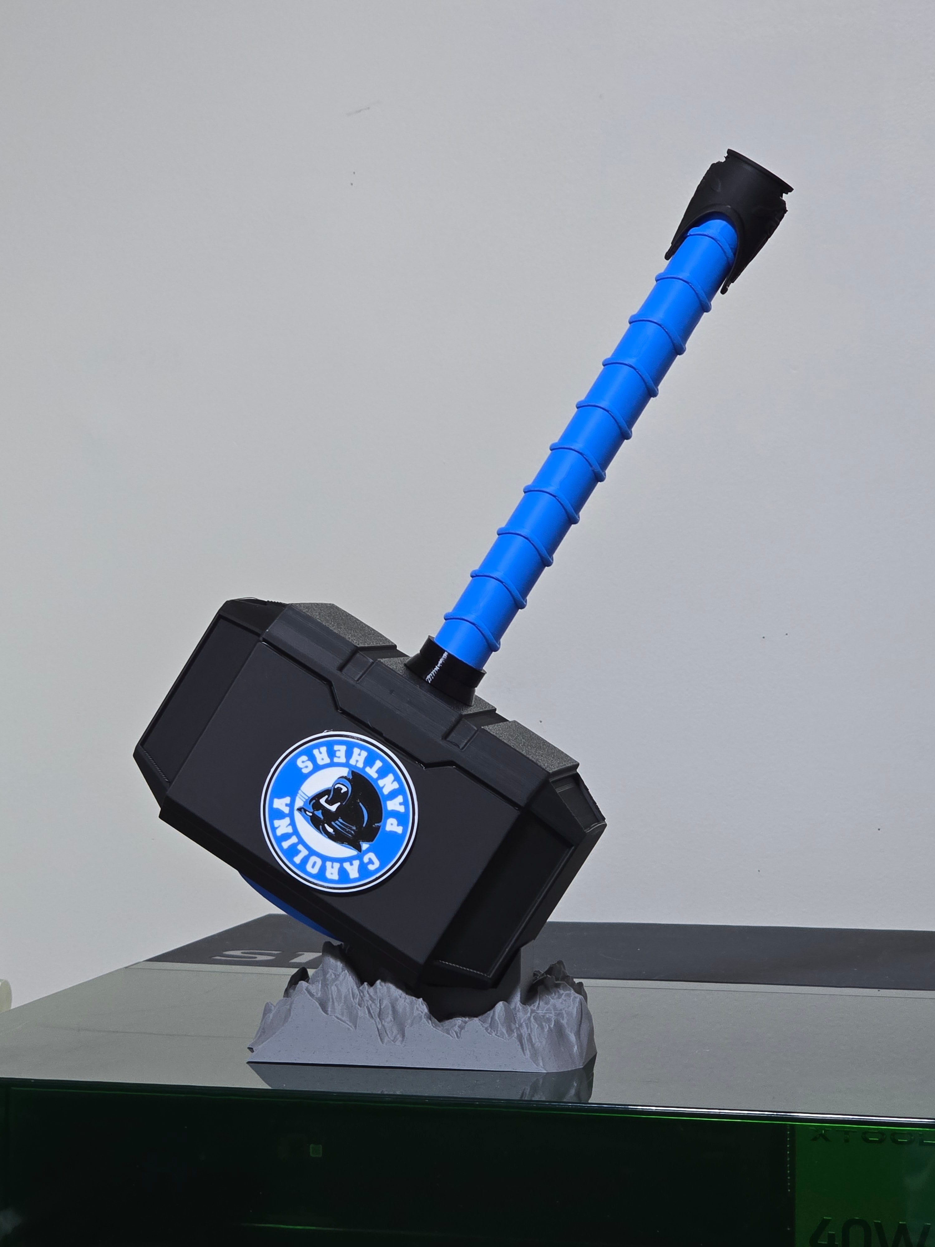 Carolina Panthers Hammer with Stand