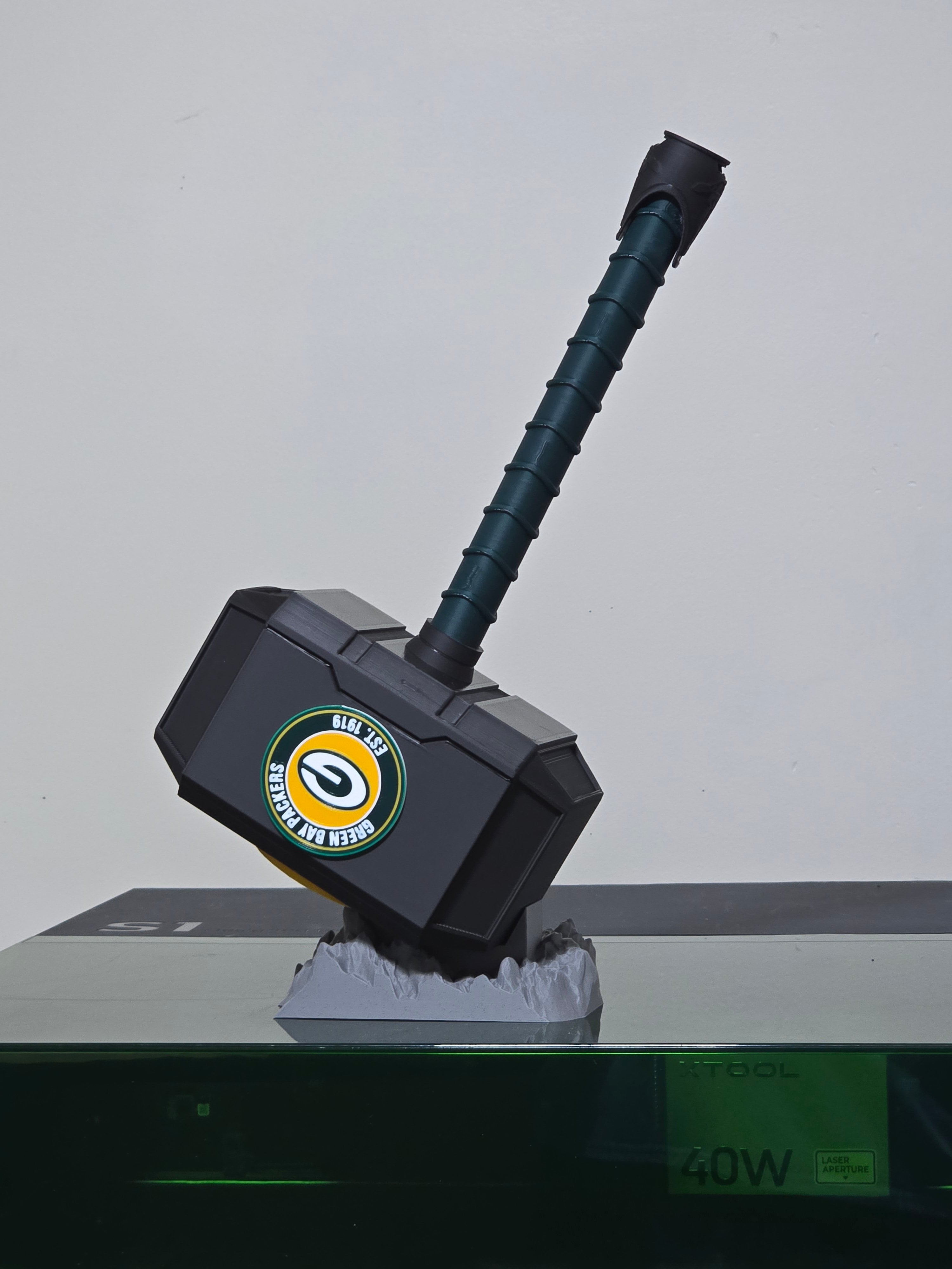 Green Bay Packers Hammer w/Stand