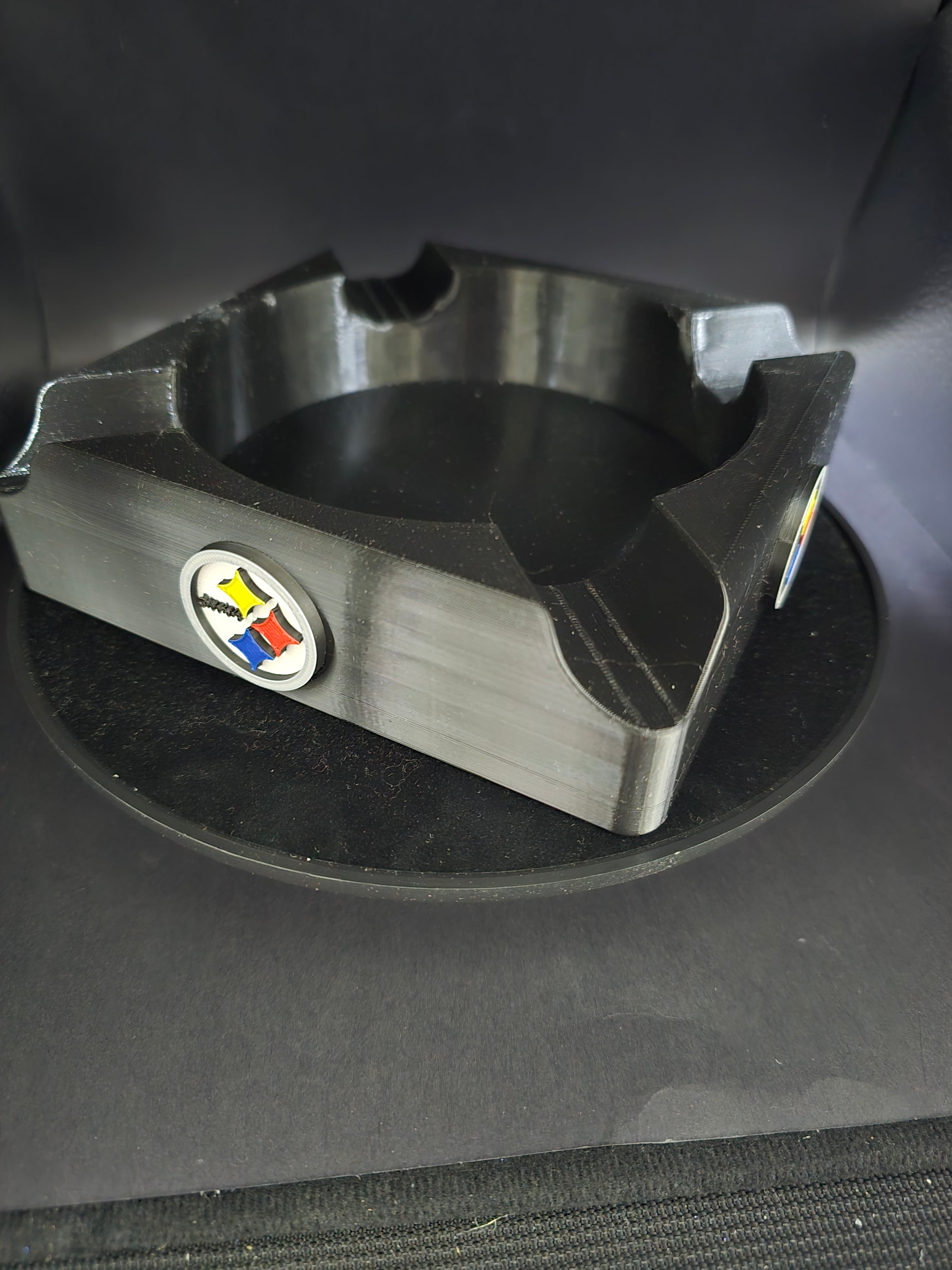 Cigar Ashtray with Sports Logo Steelers 6x6