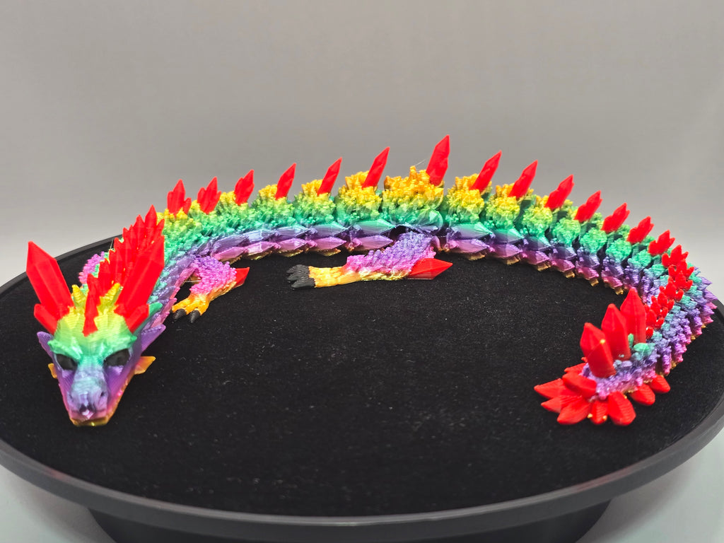 Large Articulating Dragon Multi Colored