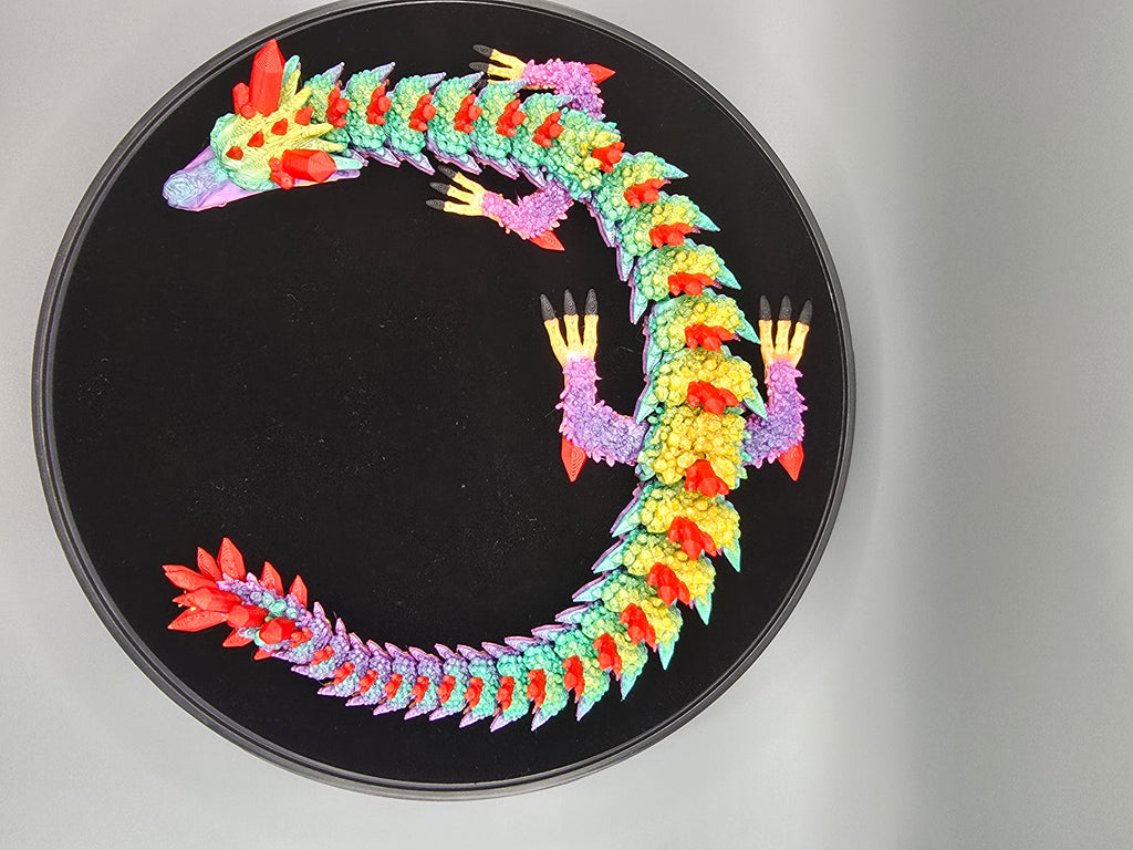 Large Articulating Dragon Multi Colored