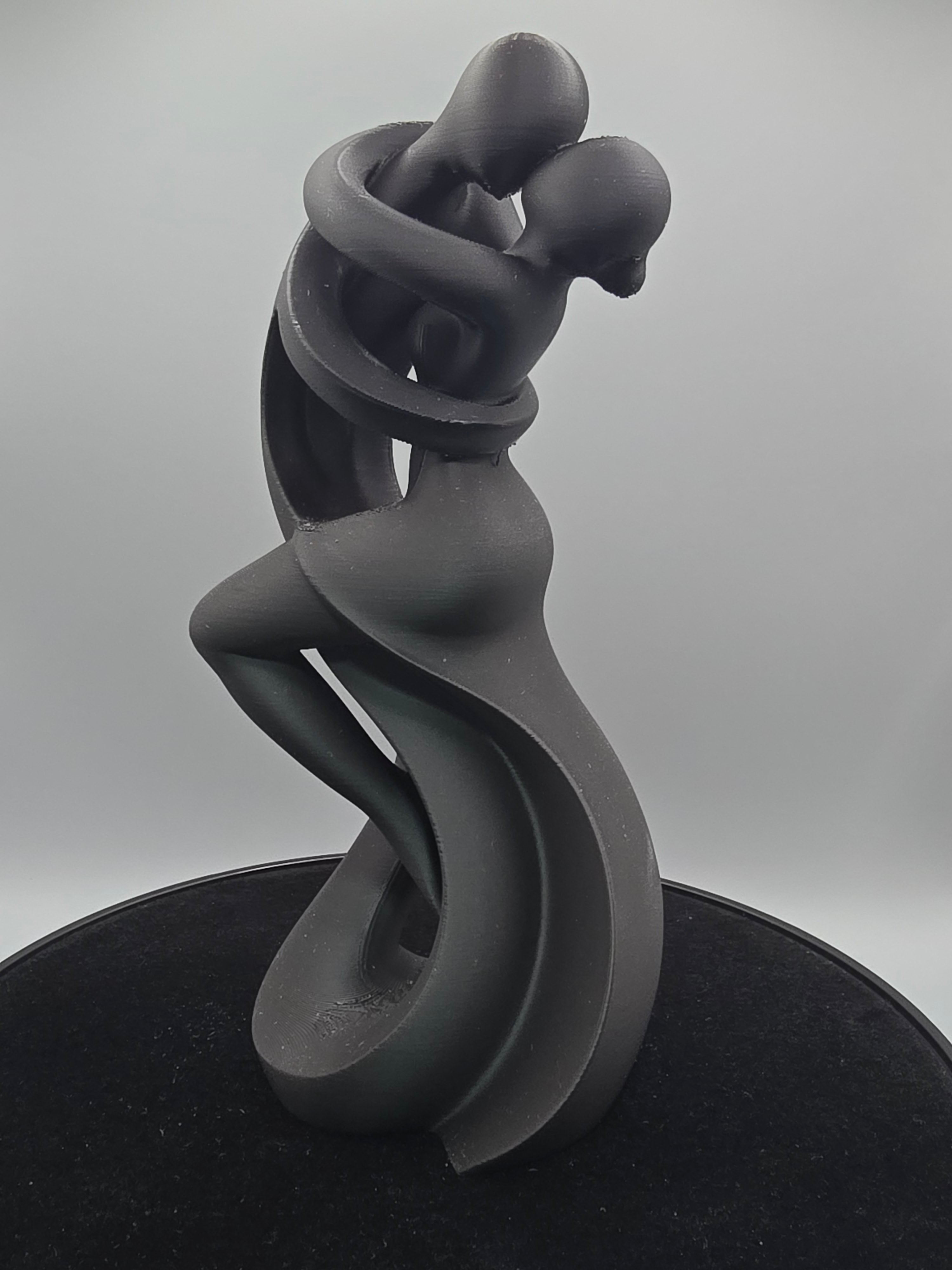 Dancing Man And Woman In Black