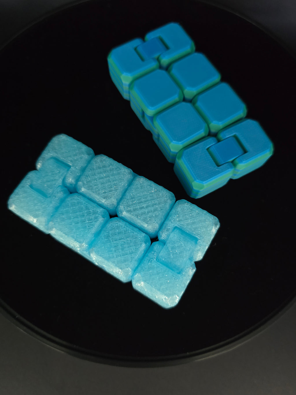 Blue Fidget toys