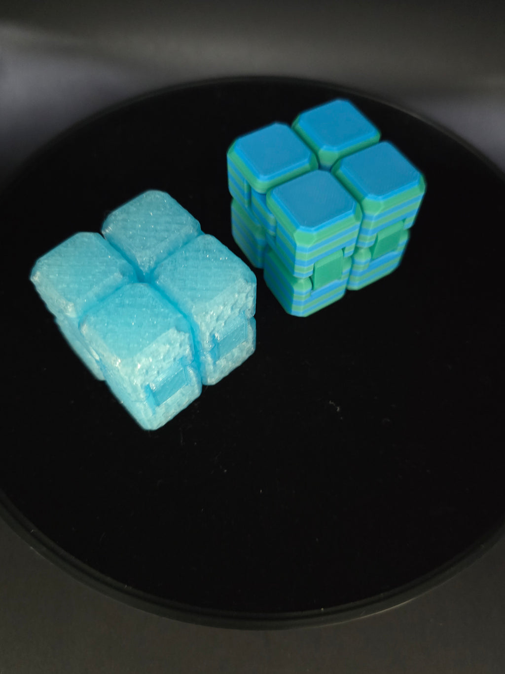 Blue Fidget toys