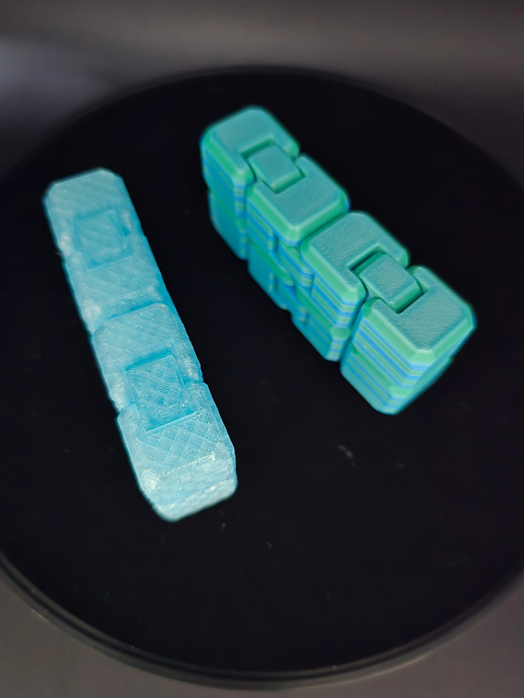 Blue Fidget toys