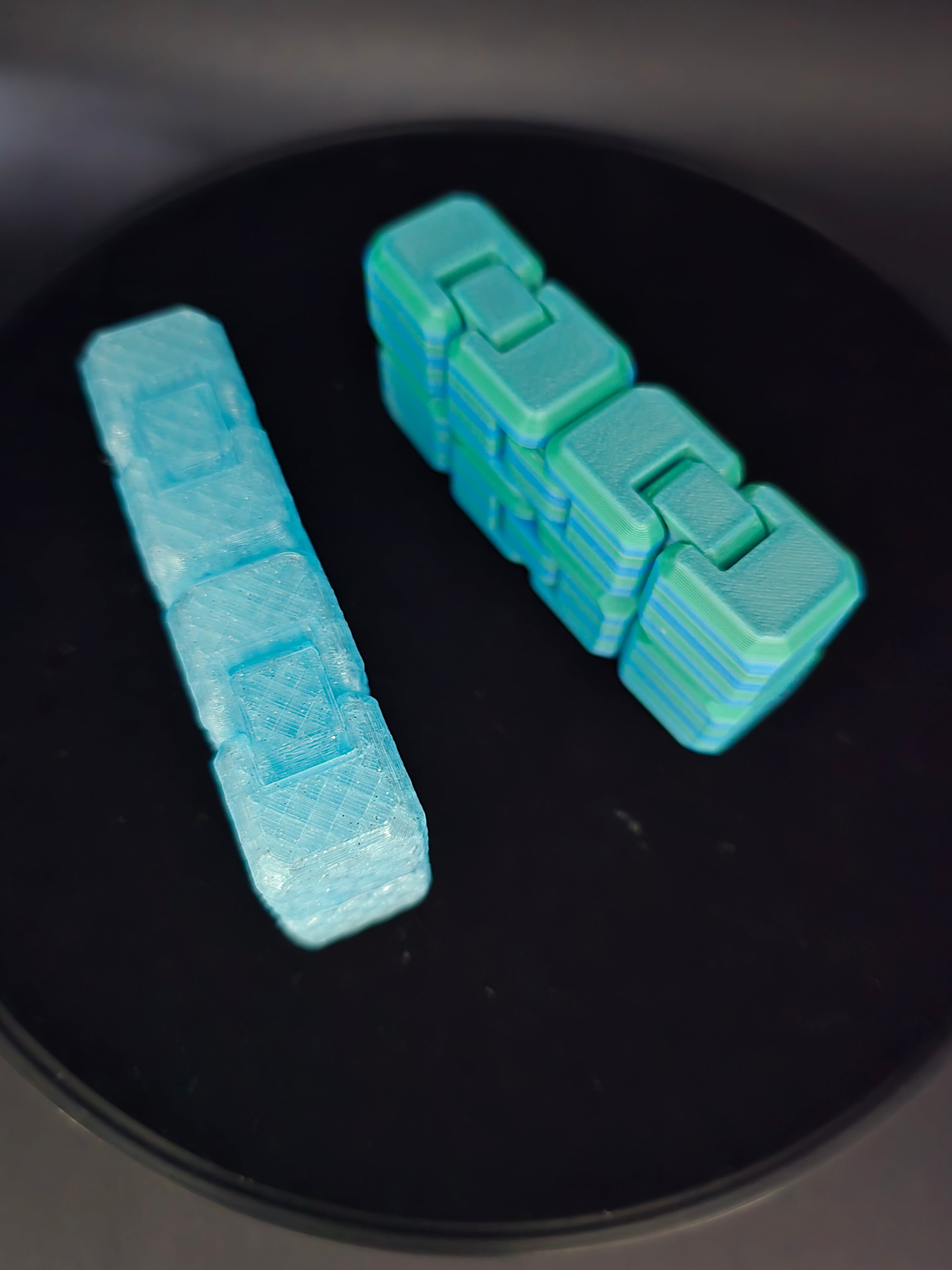 Blue Fidget toys