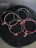 Minimalist Breast Cancer Awareness Bracelets