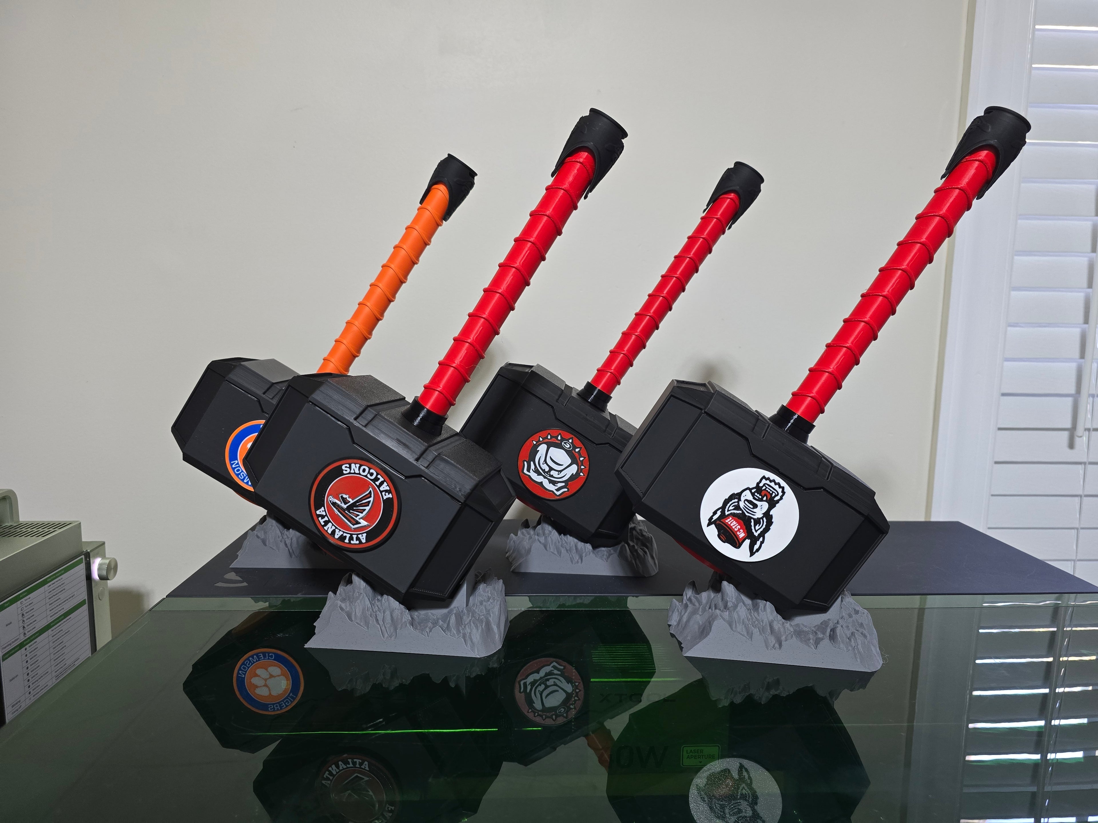 Clemson Tigers Hammer with Stand