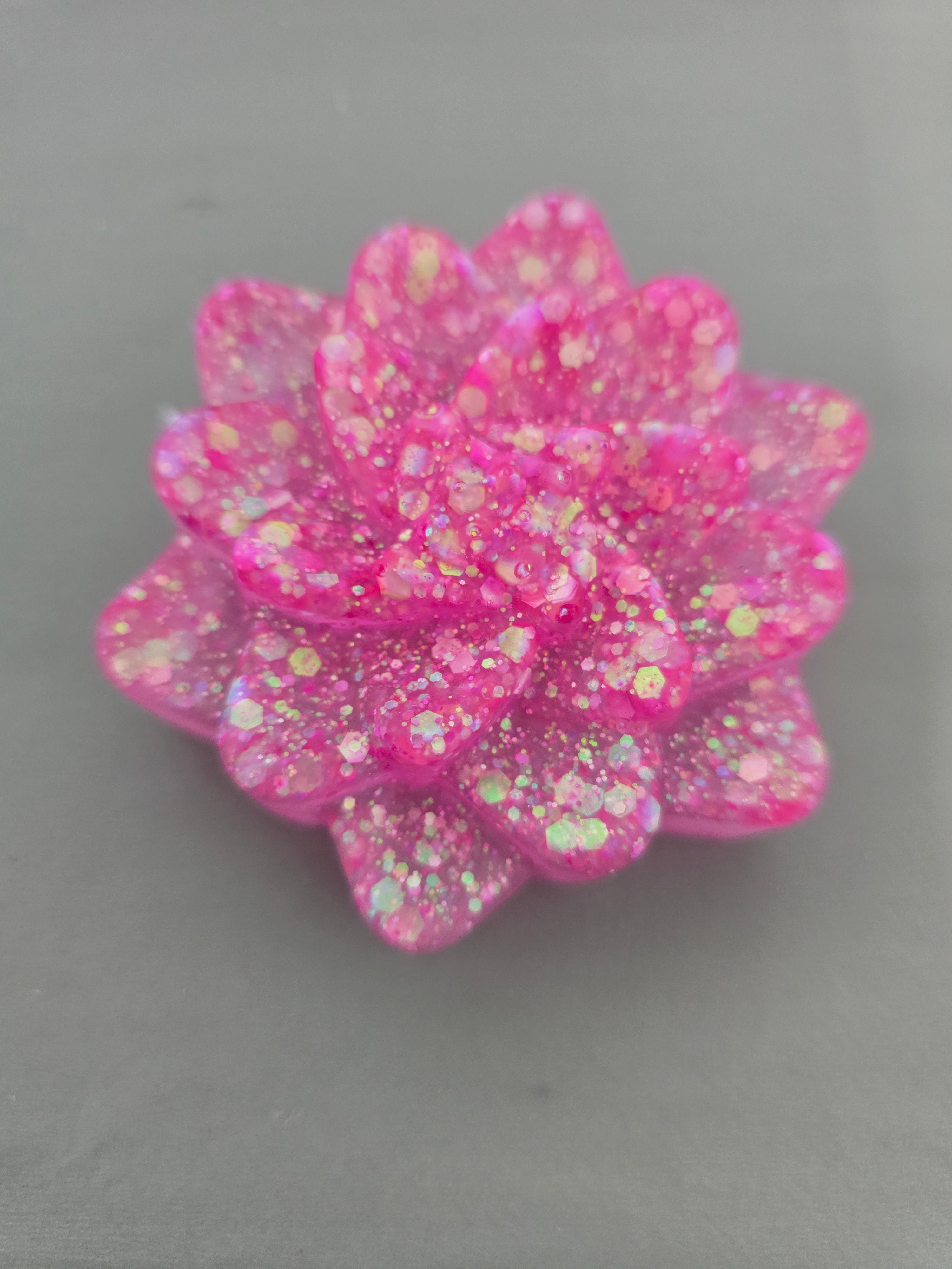 Pink Flower Paperweight