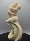 Dancing Man And Woman In Beige